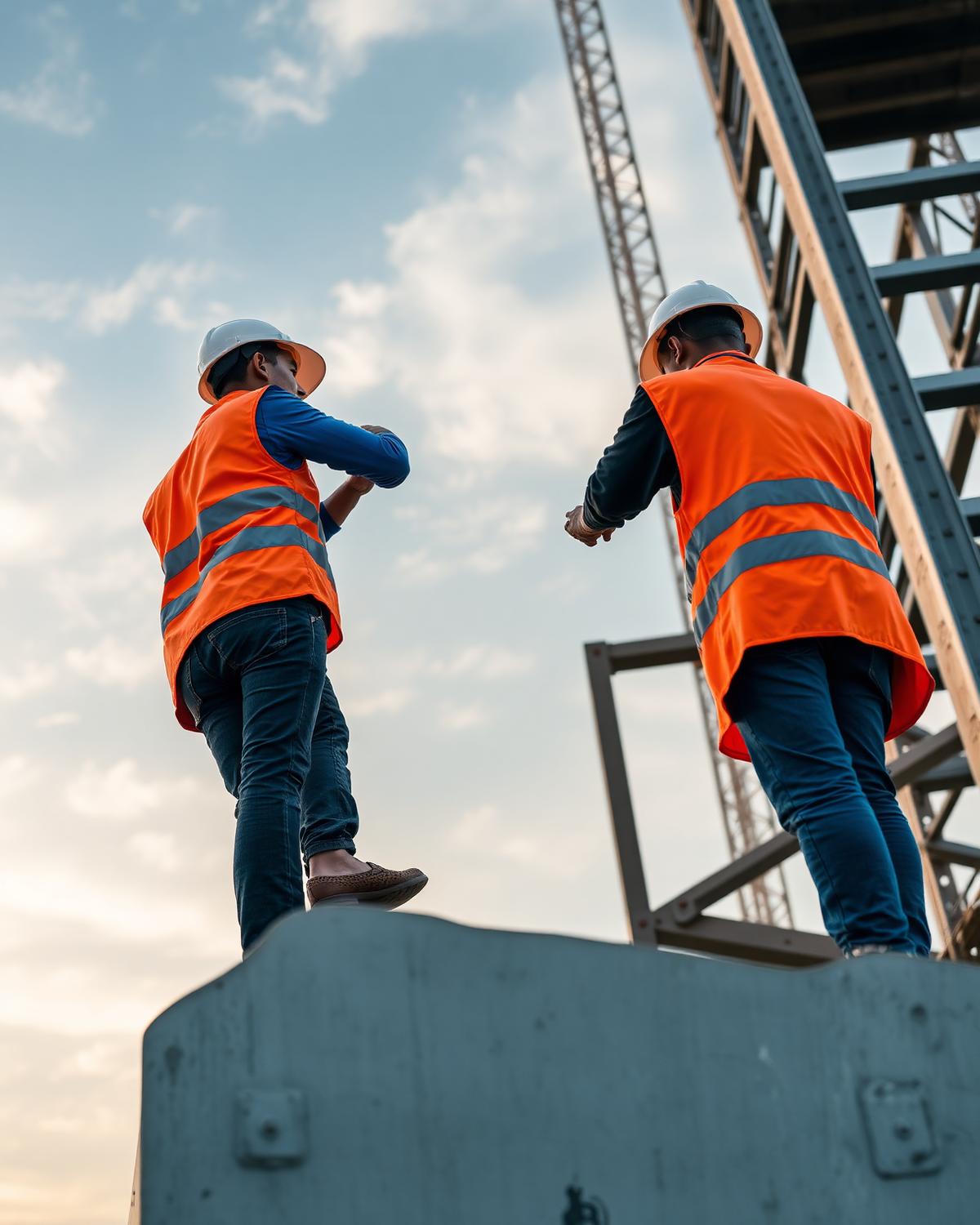 Filipino Construction professional at work