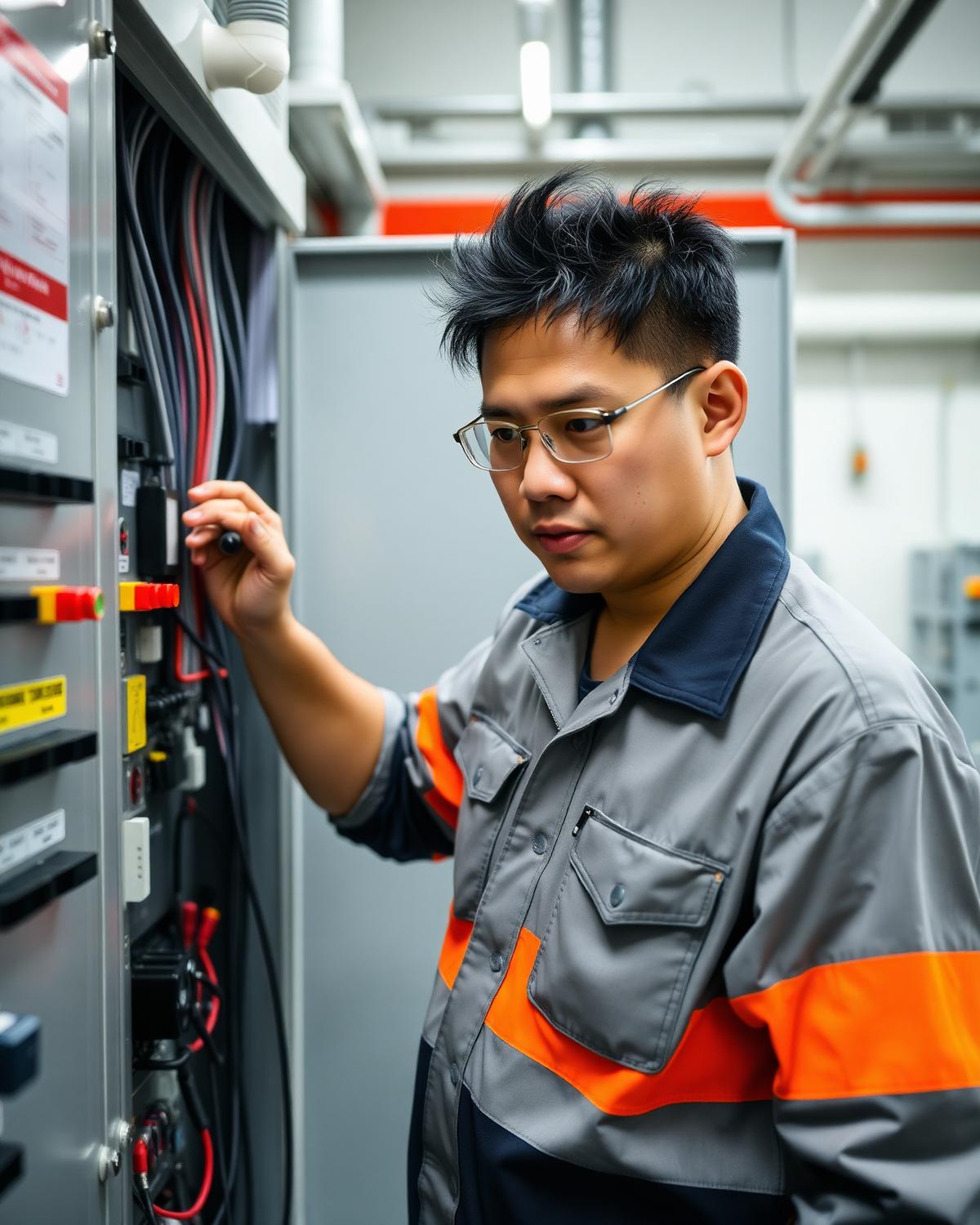 Filipino Engineering professional at work