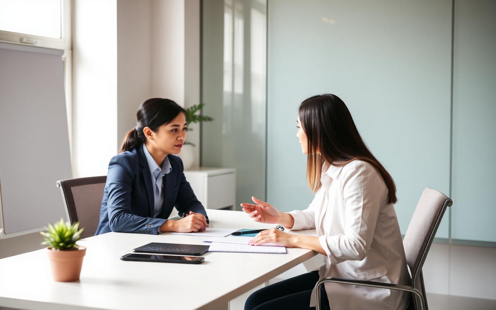 PARMAN recruiter interviewing candidate